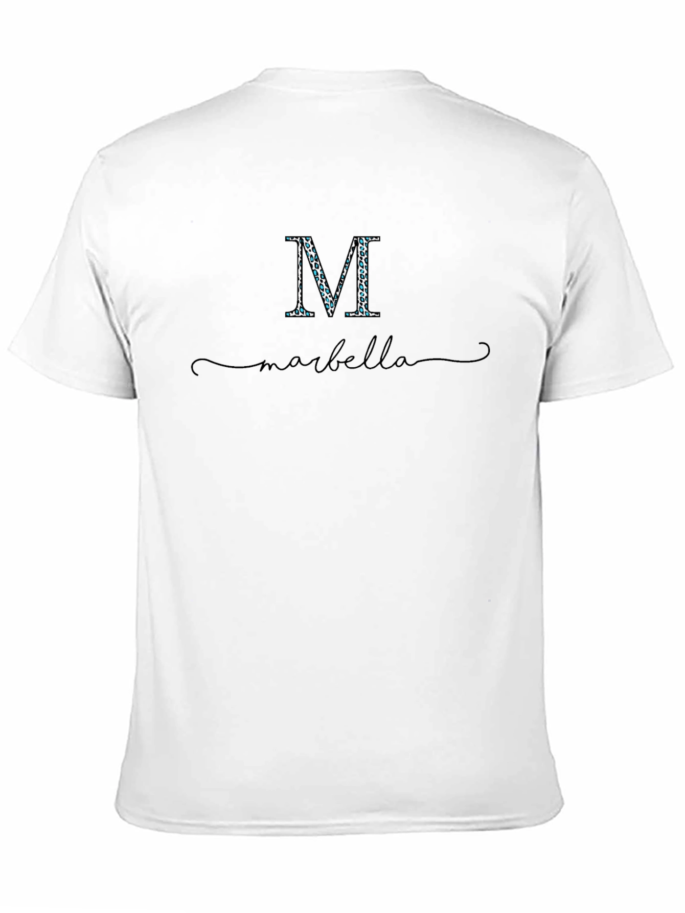 Marbella M Graphic Black T-Shirt