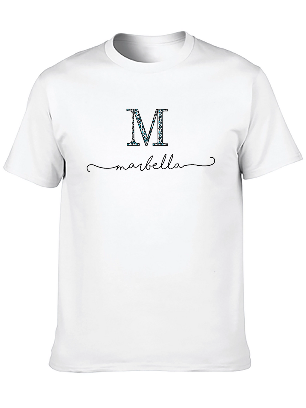 Marbella M Graphic Black T-Shirt