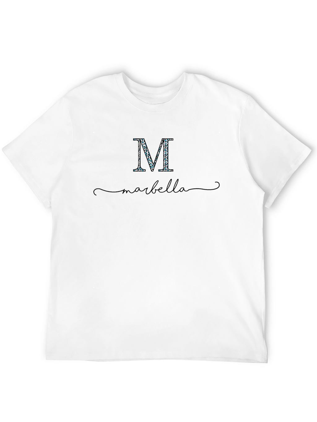 Marbella M Graphic Black T-Shirt