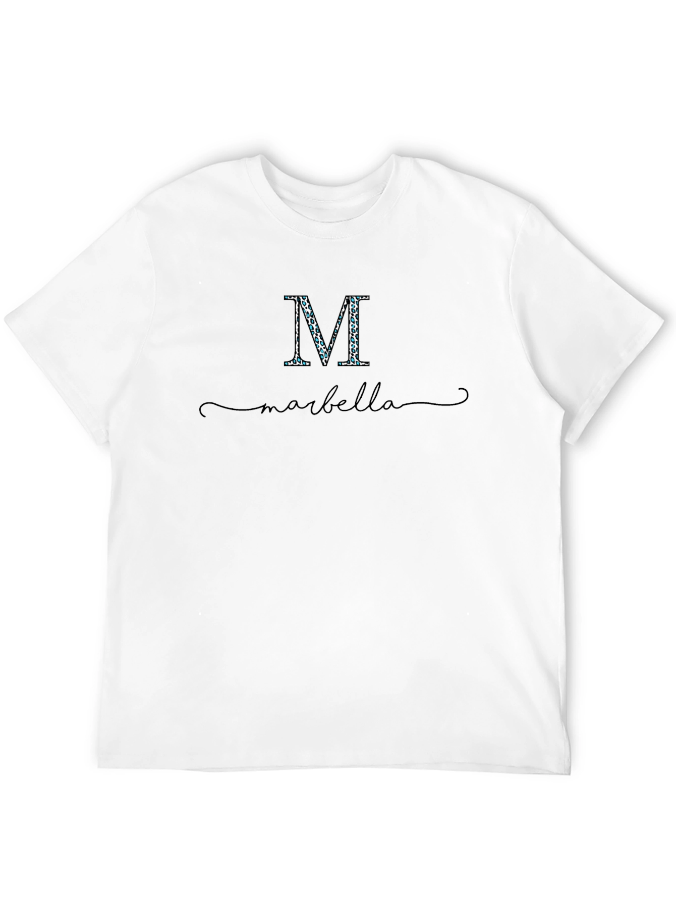 Marbella M Graphic Black T-Shirt