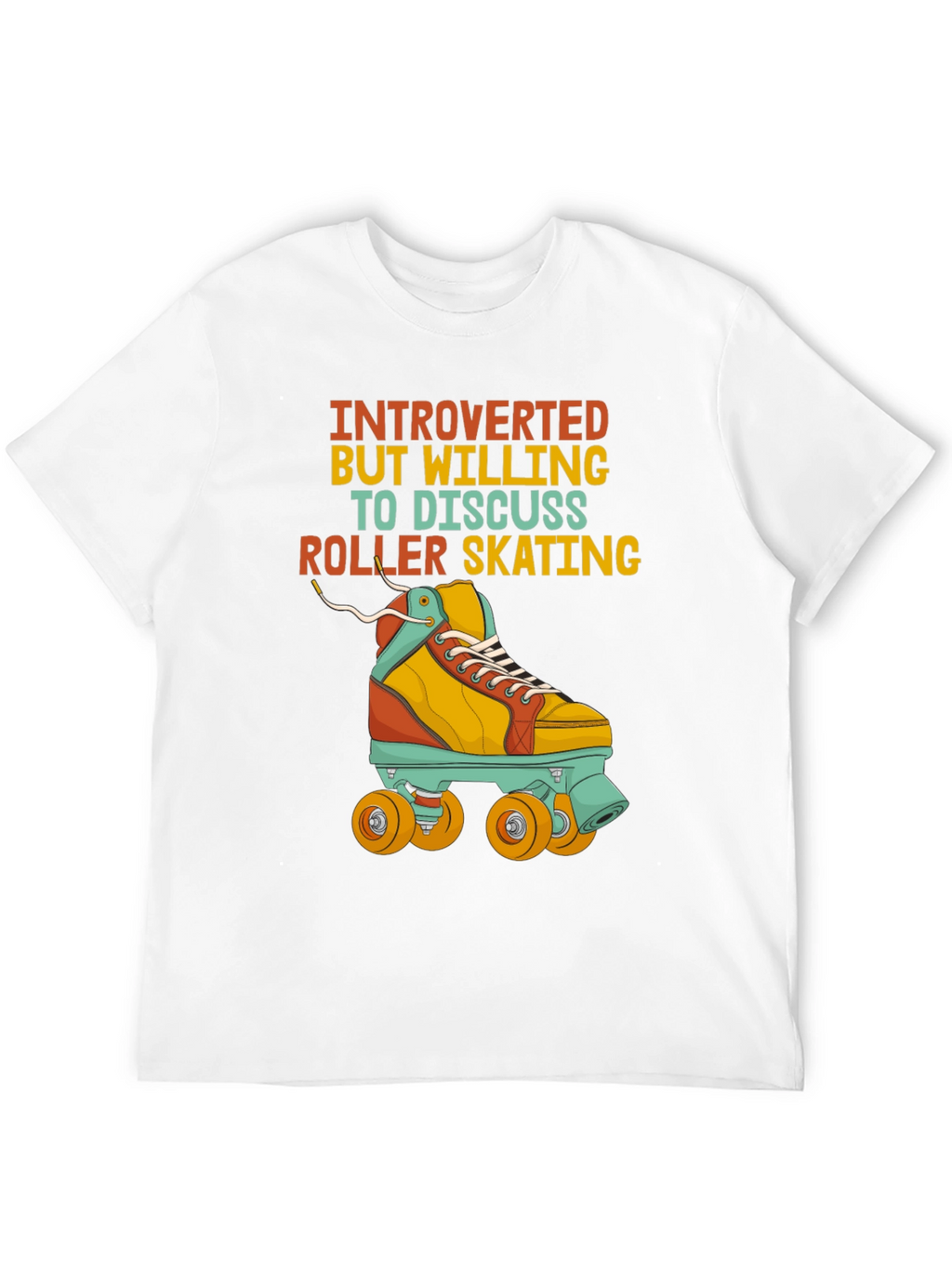 Introverted Roller Skating T-Shirt