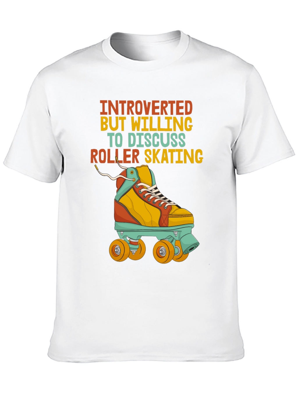 Introverted Roller Skating T-Shirt