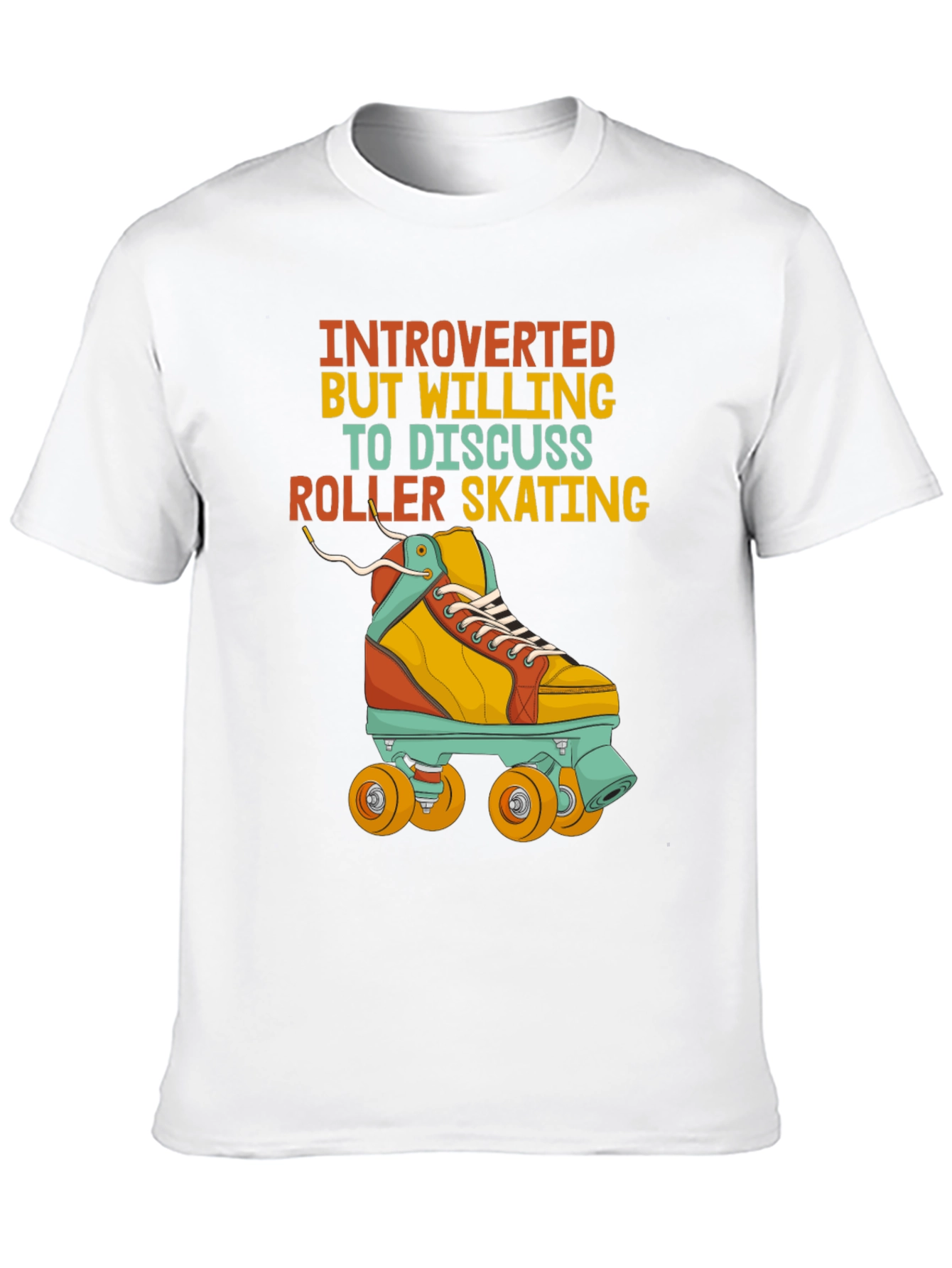 Introverted Roller Skating T-Shirt
