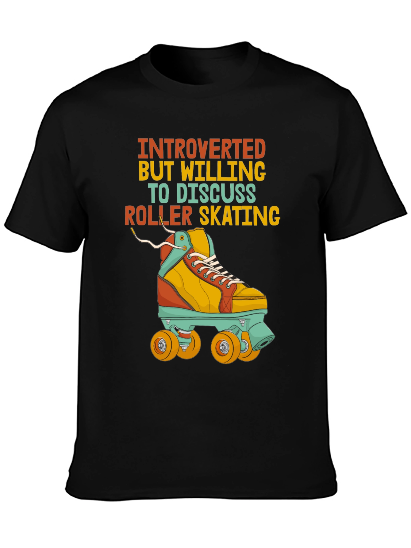 Introverted Roller Skating T-Shirt