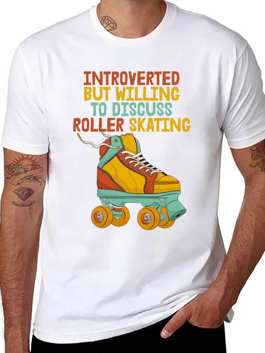Introverted Roller Skating T-Shirt