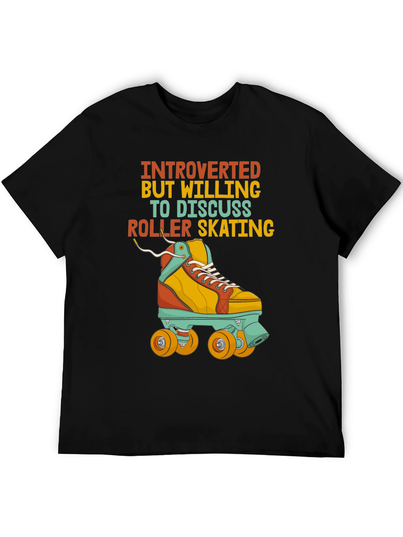 Introverted Roller Skating T-Shirt