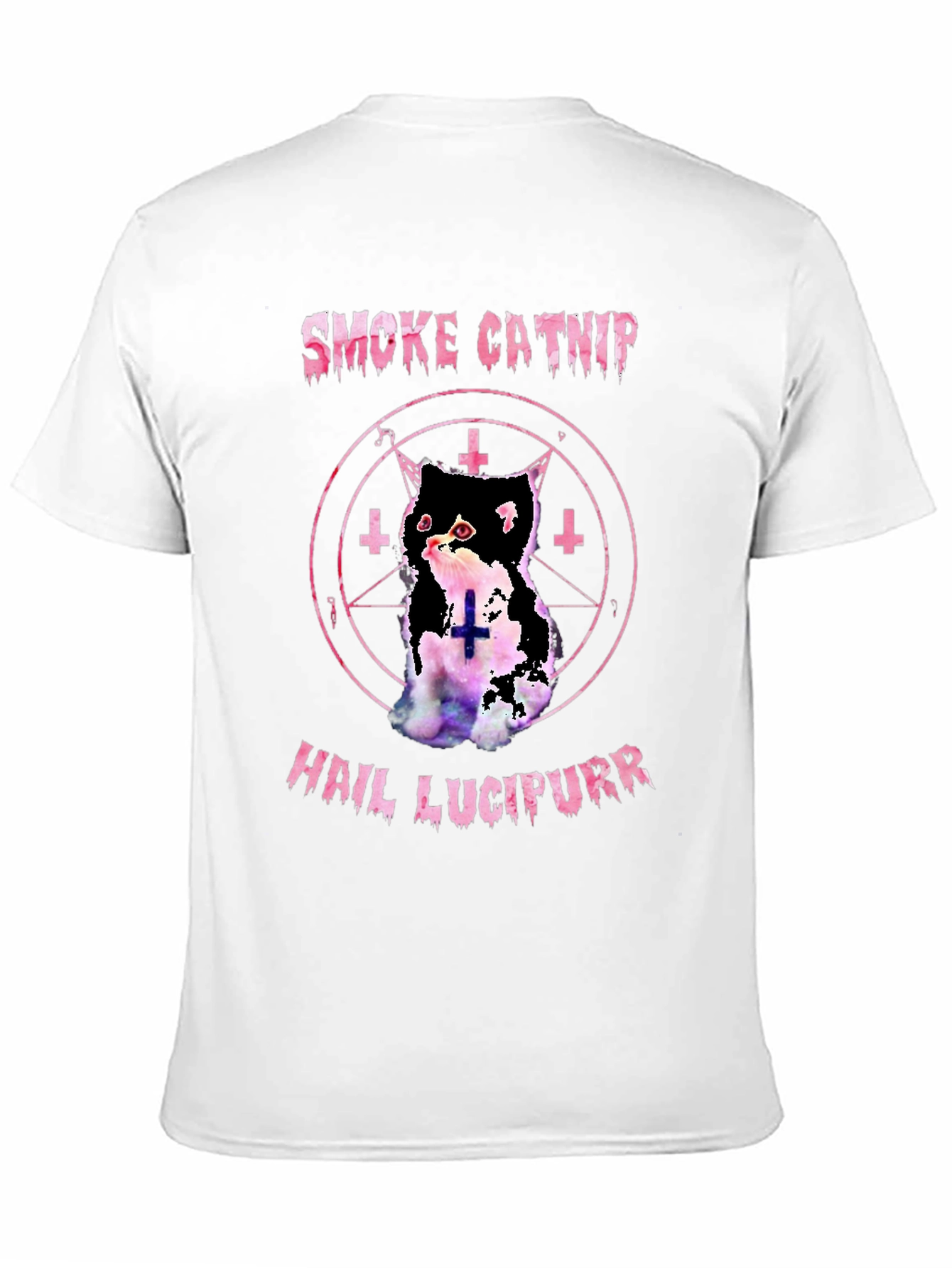 Smoke Catnip Hail Lucipurr Graphic T-Shirt