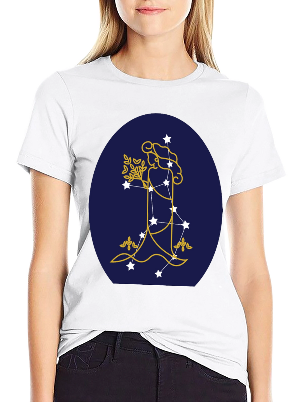 Virgo Zodiac Constellation Graphic Tee