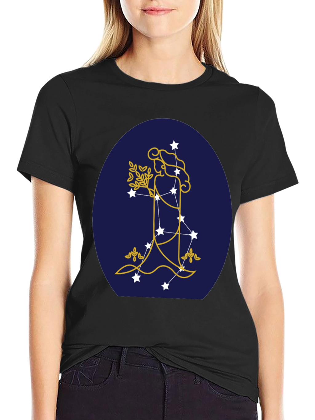 Virgo Zodiac Constellation Graphic Tee