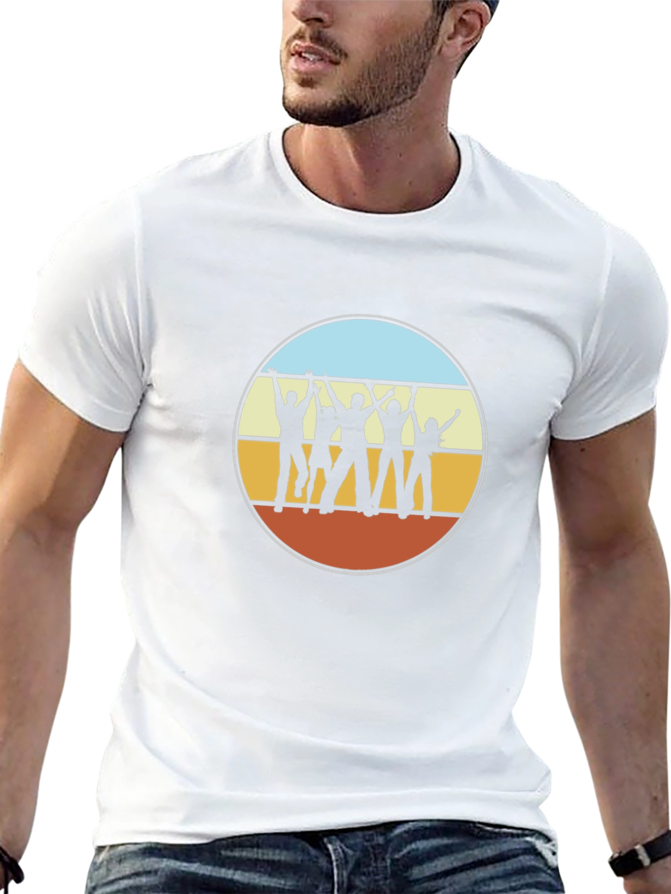 Retro Silhouette Graphic T-Shirt