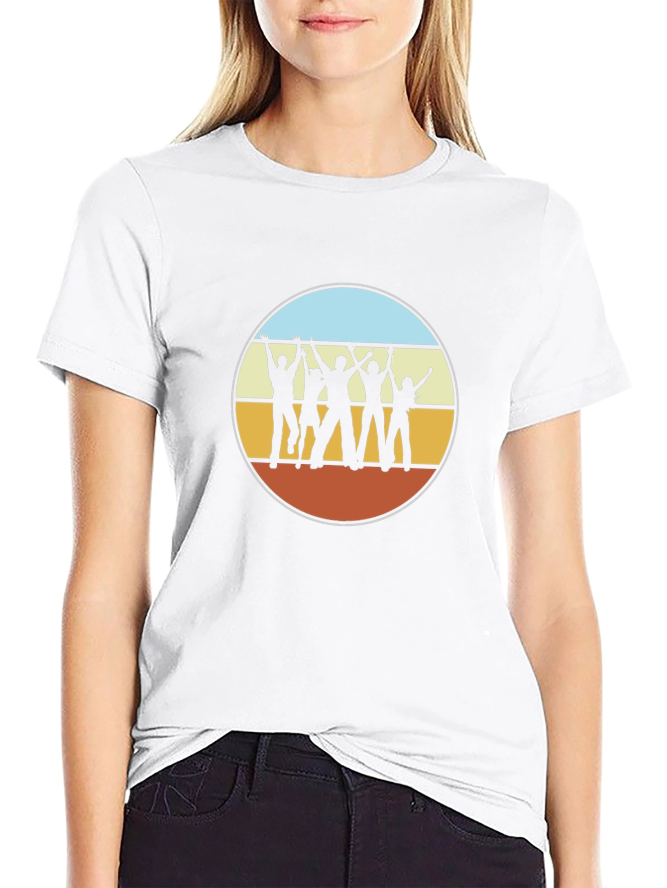 Retro Silhouette Graphic T-Shirt