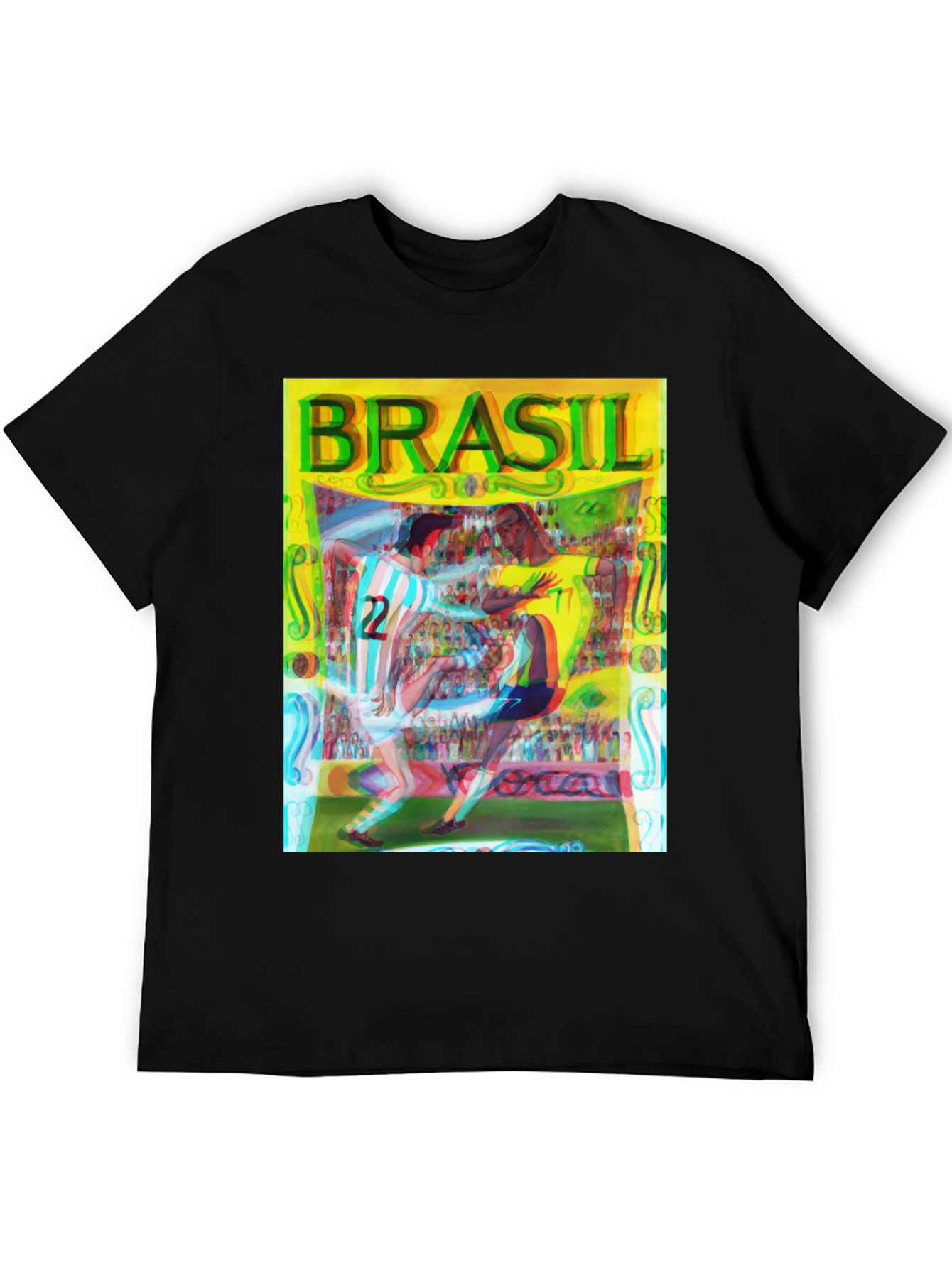 Brasil Soccer T-Shirt: Vintage Football Graphic Tee