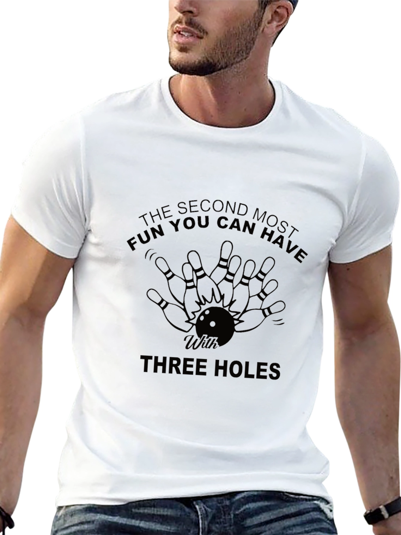 Bowling T-Shirt: Second Most Fun You Can Have