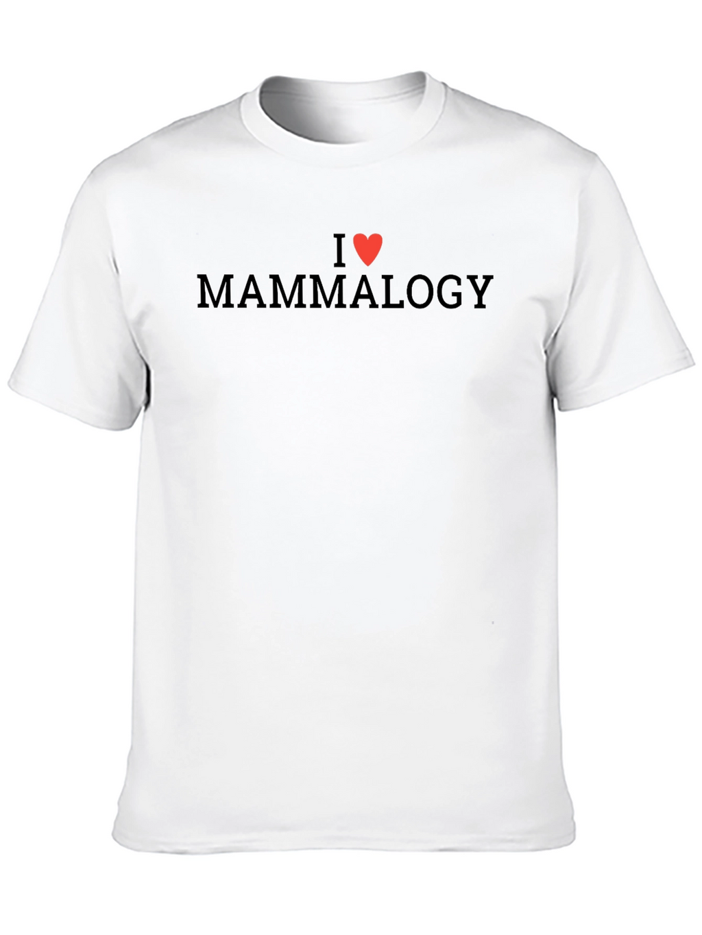 I Heart Mammalogy Black T-Shirt