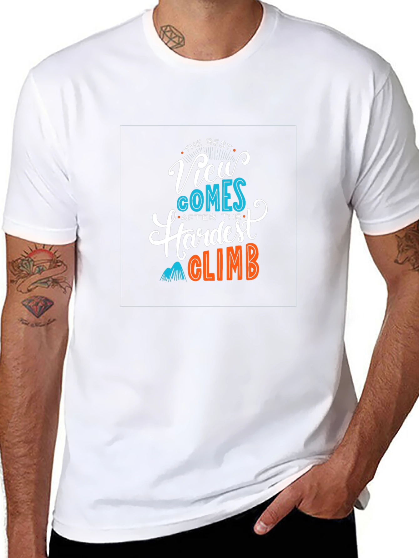 Inspirational Climb Graphic T-Shirt