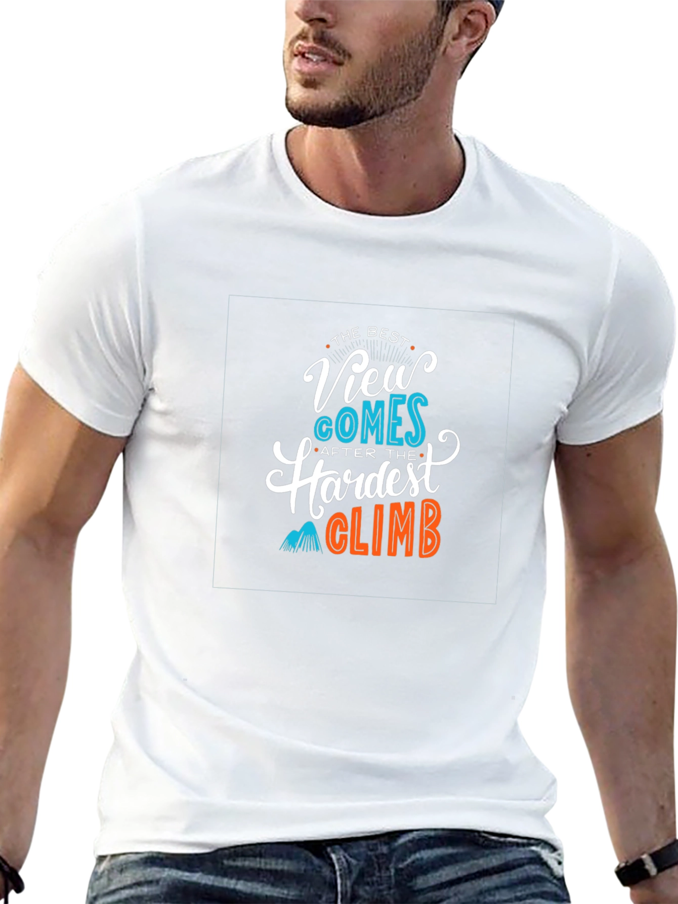 Inspirational Climb Graphic T-Shirt