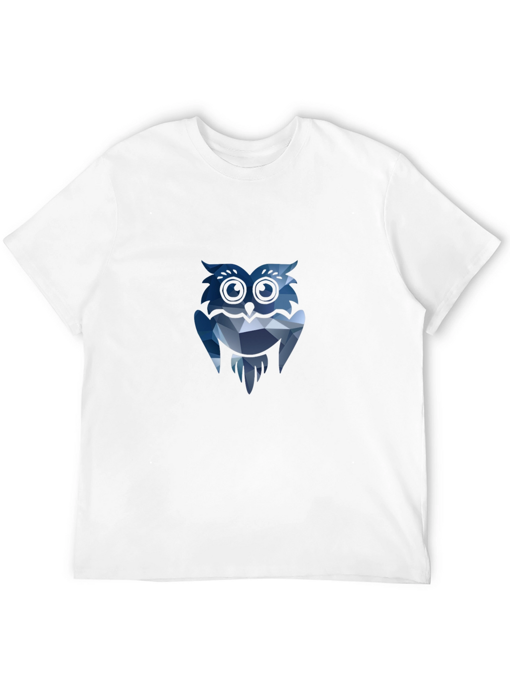 Geometric Owl Graphic T-Shirt - Modern & Stylish