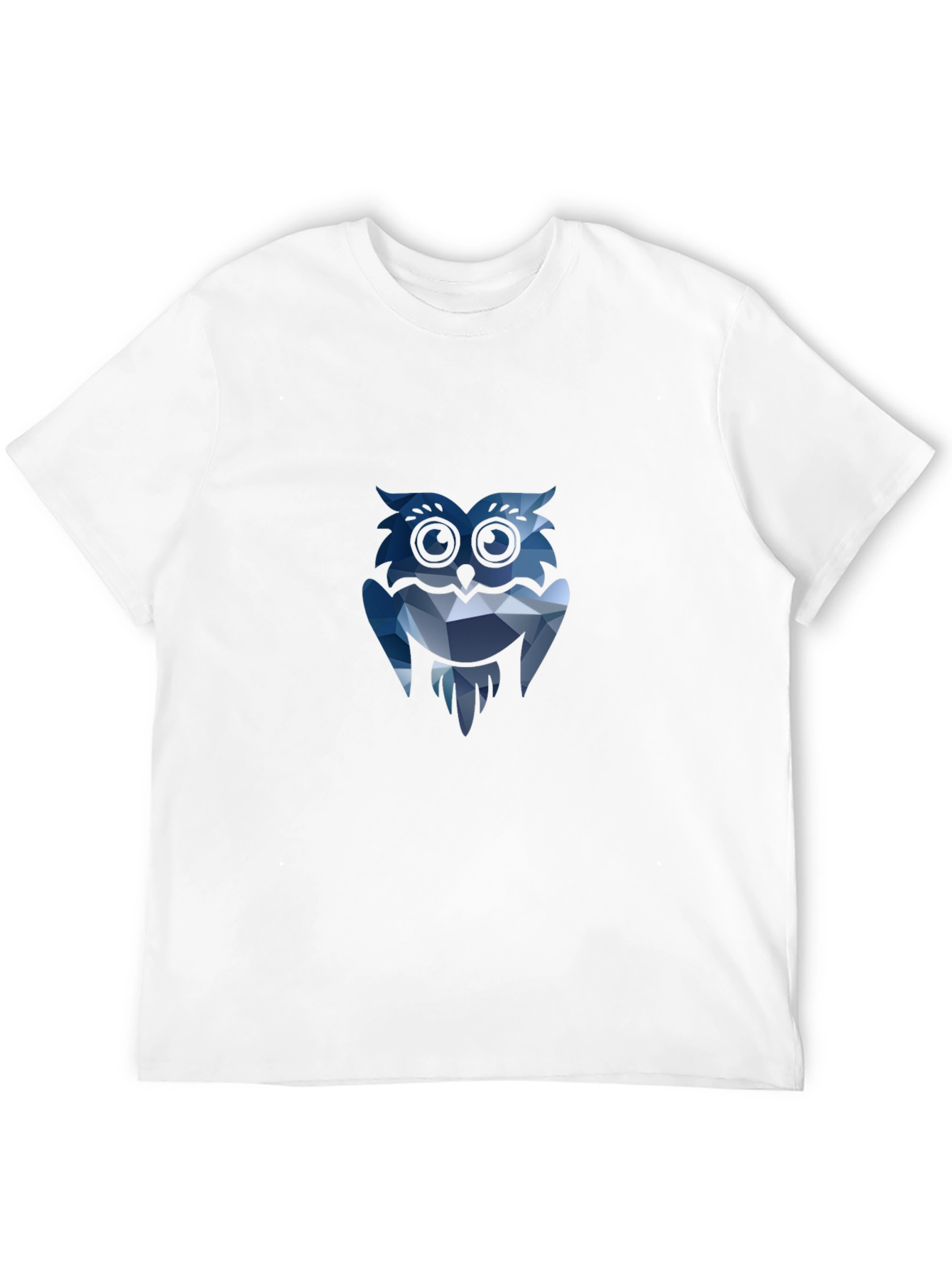Geometric Owl Graphic T-Shirt - Modern & Stylish