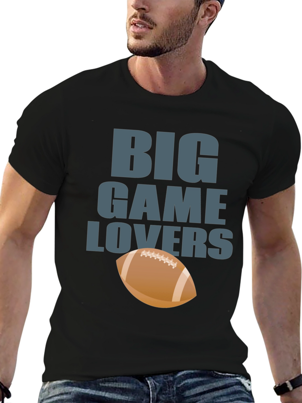 Big Game Lovers Football T-Shirt