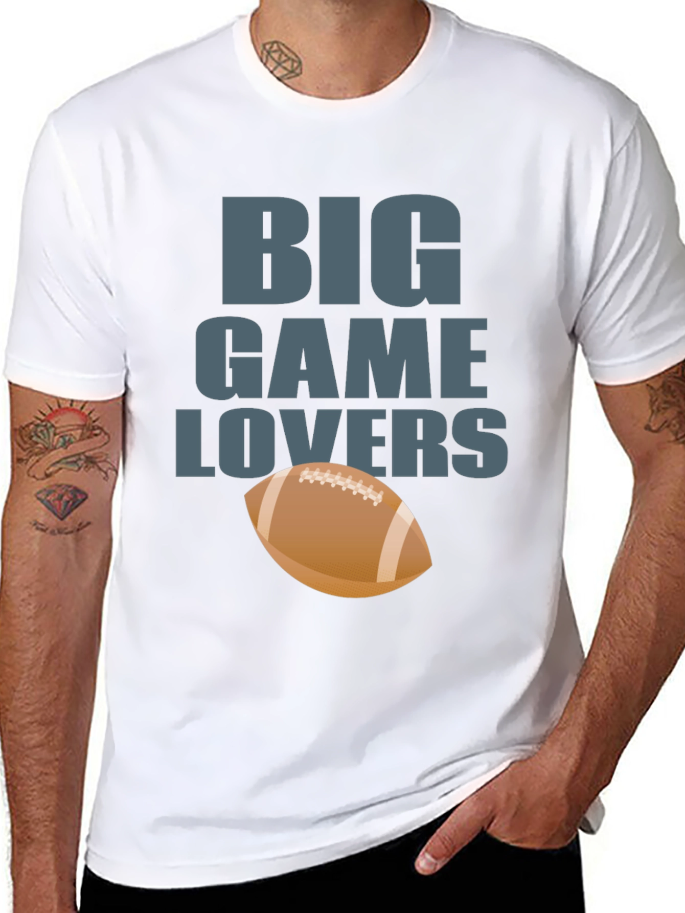 Big Game Lovers Football T-Shirt