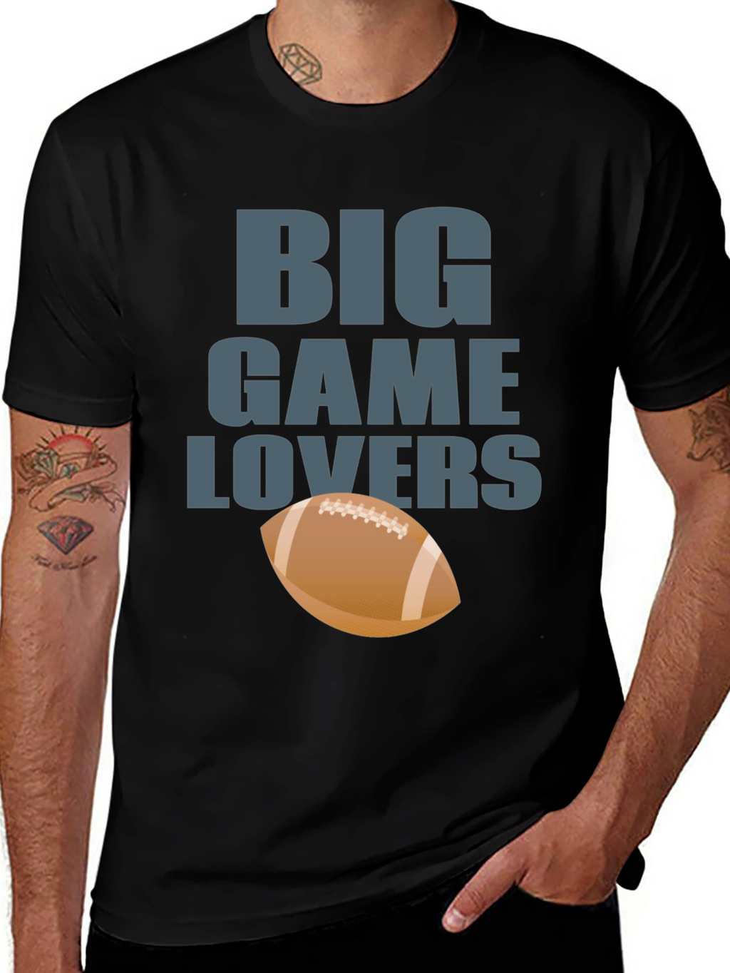 Big Game Lovers Football T-Shirt