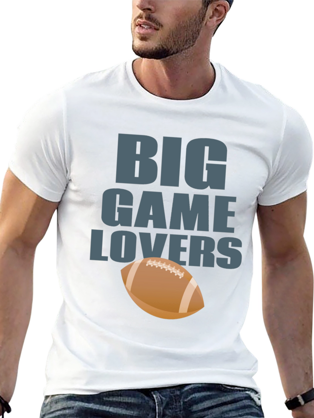 Big Game Lovers Football T-Shirt