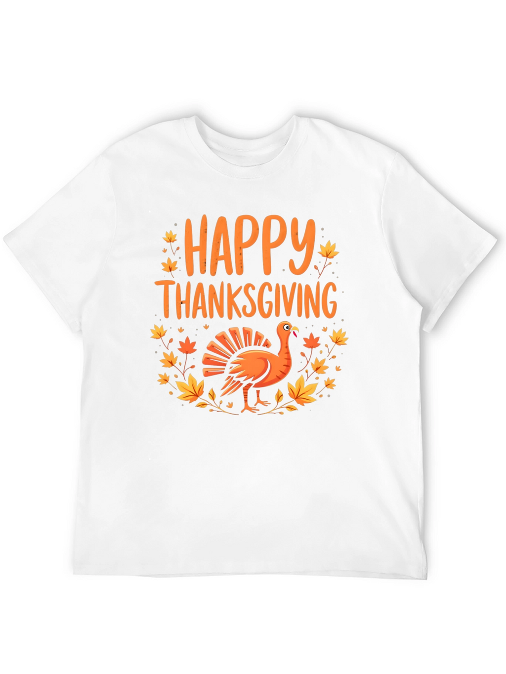 Happy Thanksgiving Turkey Graphic Tee