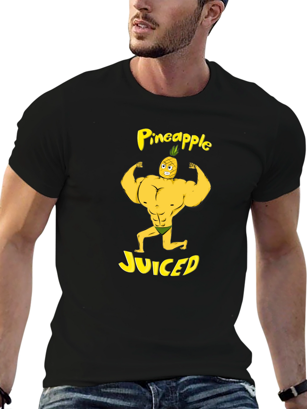 Pineapple Juiced Black T-Shirt