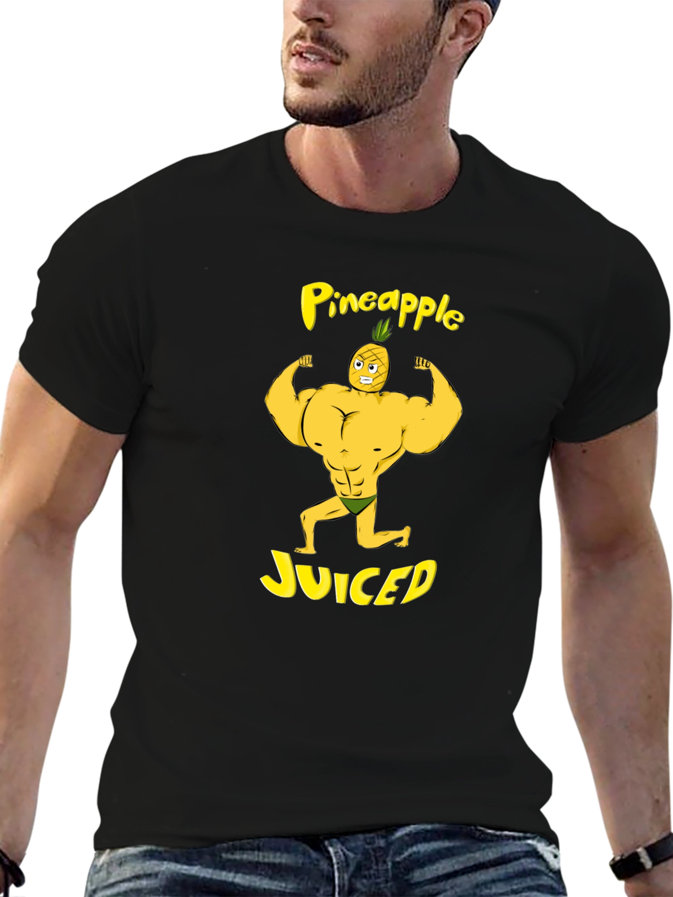 Pineapple Juiced Black T-Shirt