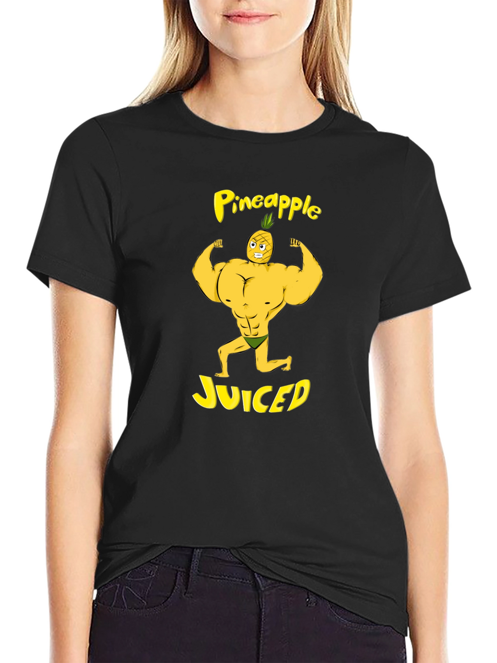 Pineapple Juiced Black T-Shirt