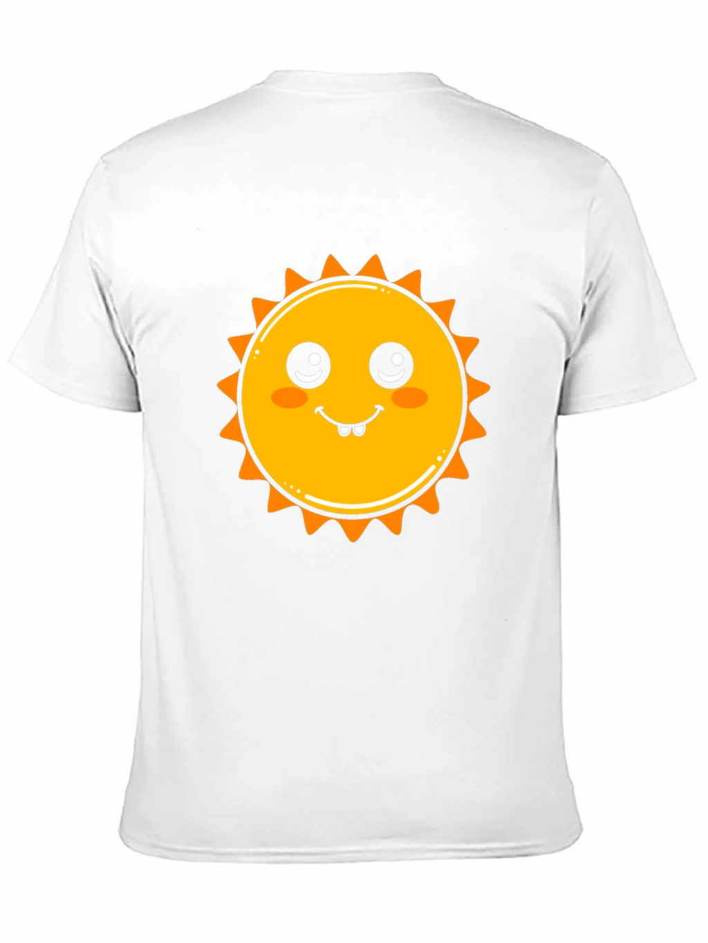 Cute Sun Graphic Black T-Shirt