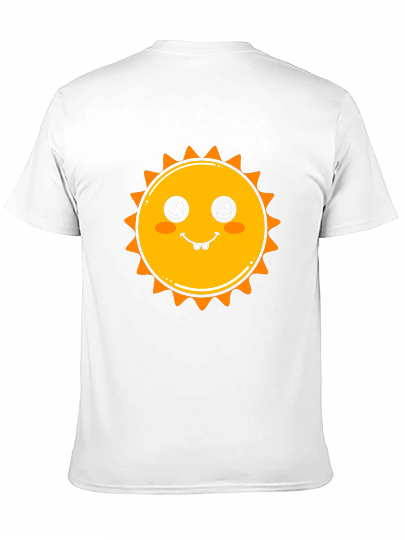 Cute Sun Graphic Black T-Shirt