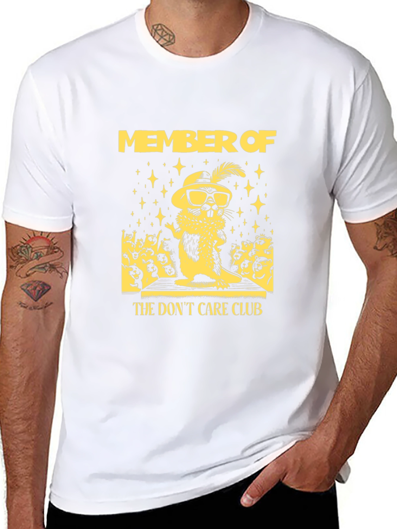 Member of The Dont Care Club Graphic T-Shirt