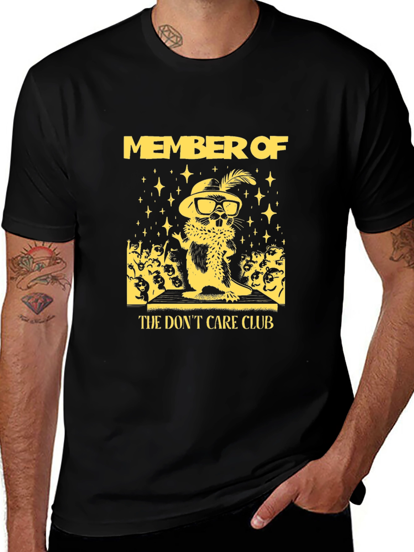 Member of The Dont Care Club Graphic T-Shirt