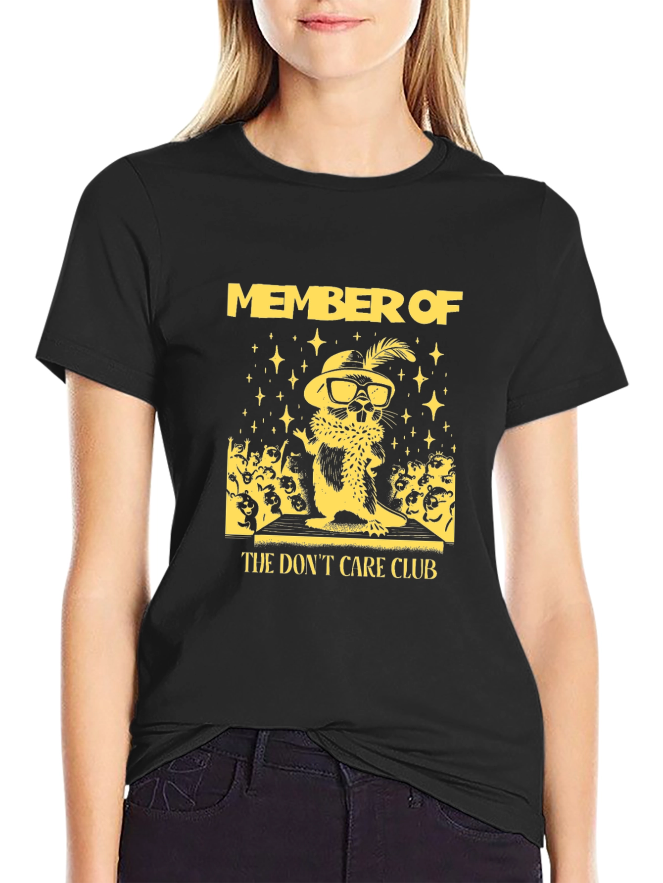 Member of The Dont Care Club Graphic T-Shirt