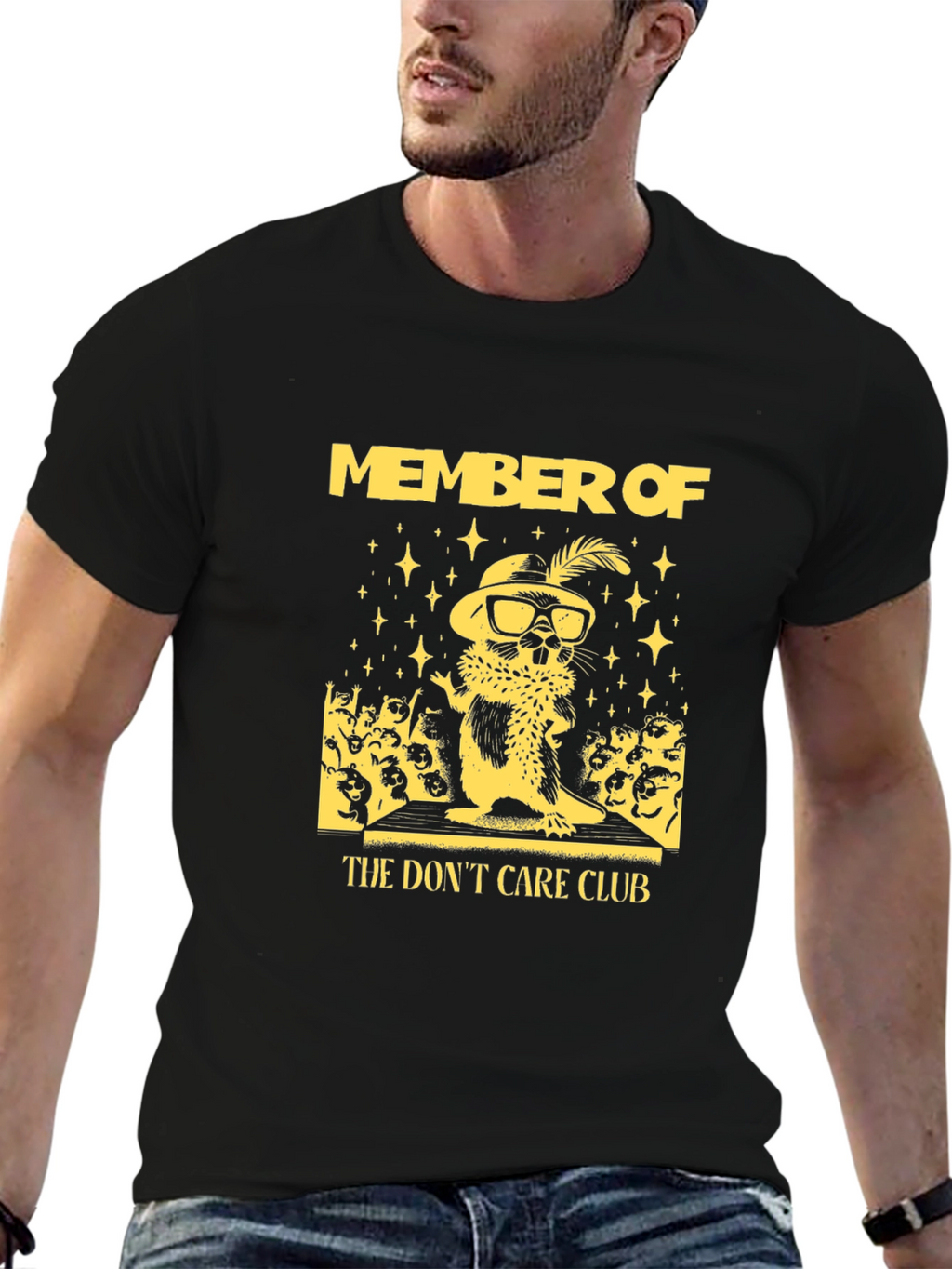 Member of The Dont Care Club Graphic T-Shirt