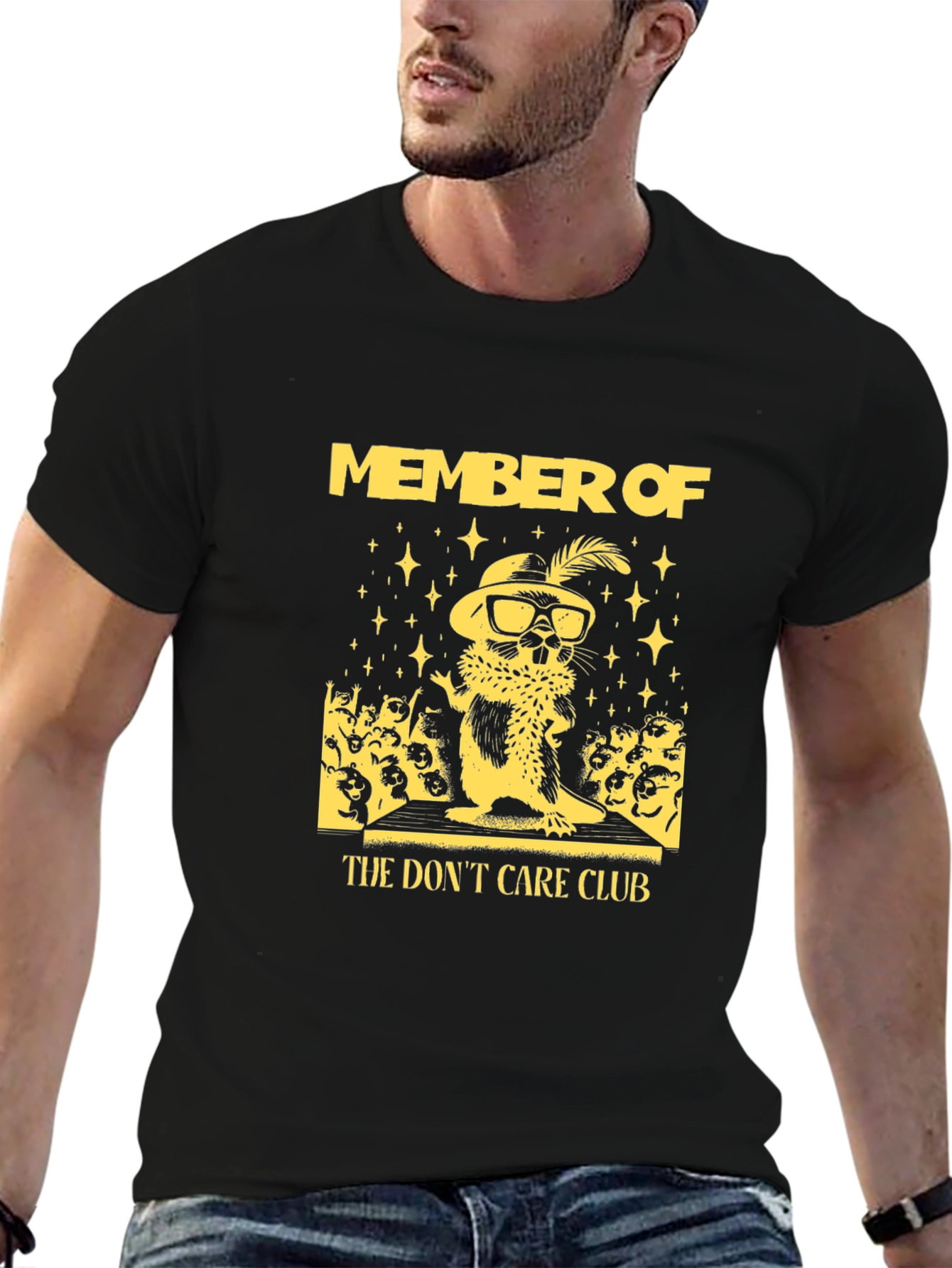Member of The Dont Care Club Graphic T-Shirt