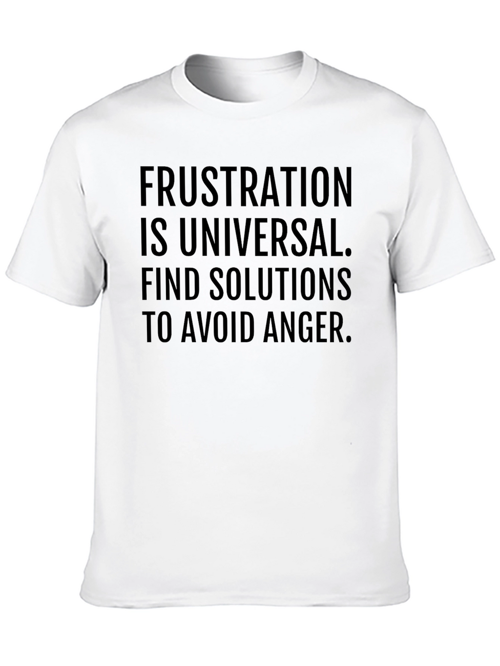 Frustration Solutions Graphic Tee - Avoid Anger T-Shirt