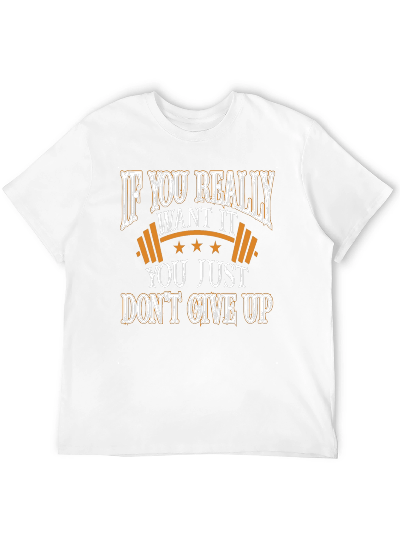 Motivational Workout T-Shirt - Dont Give Up!