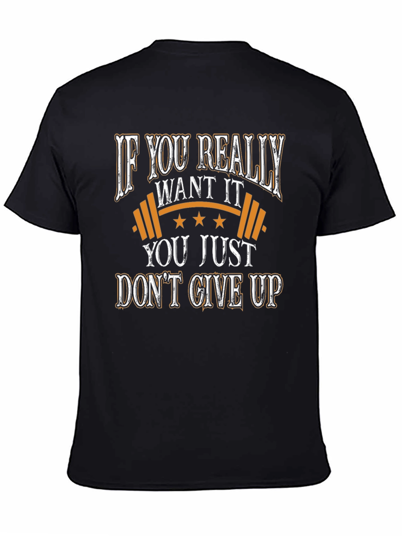 Motivational Workout T-Shirt - Dont Give Up!