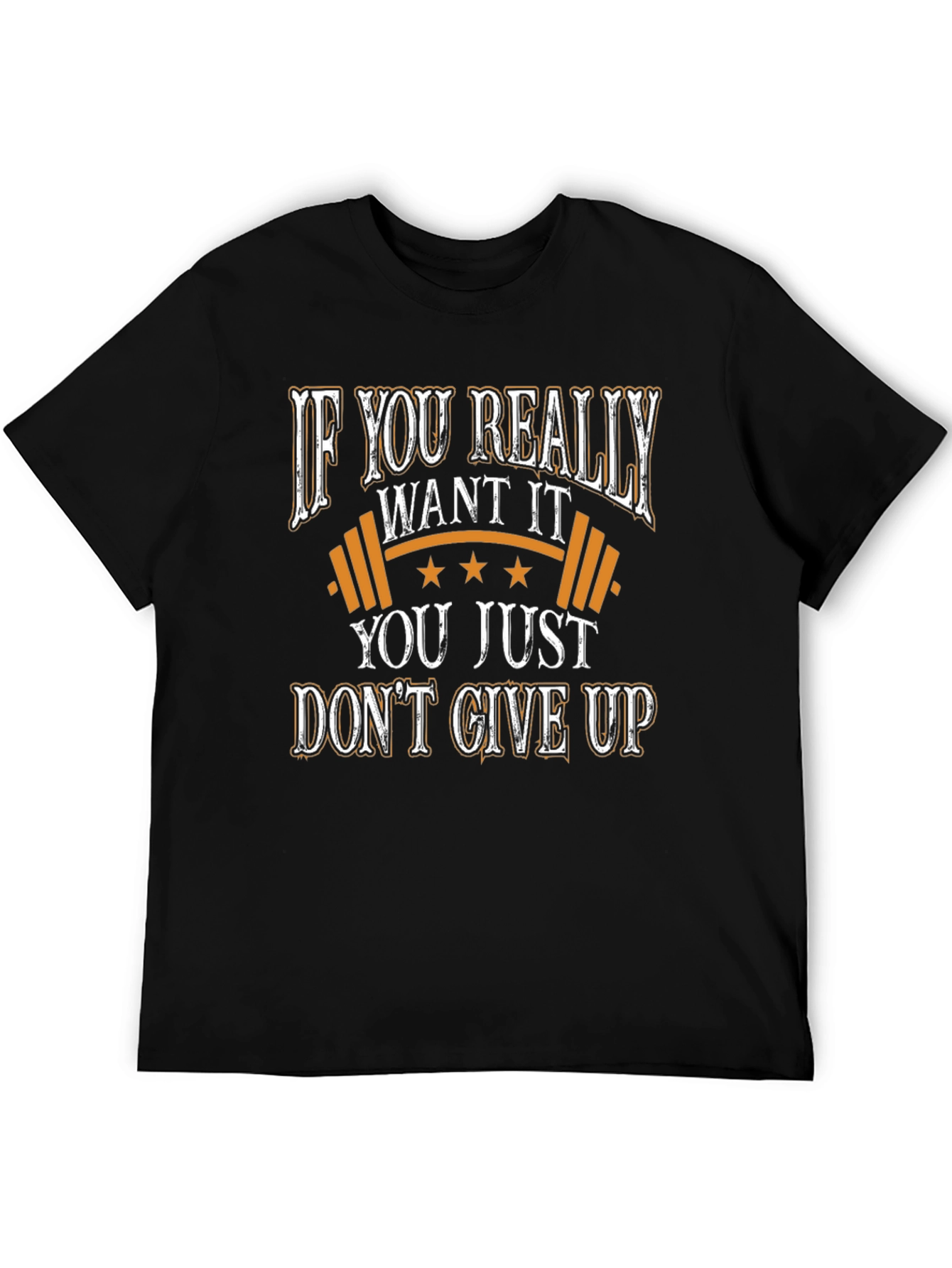 Motivational Workout T-Shirt - Dont Give Up!