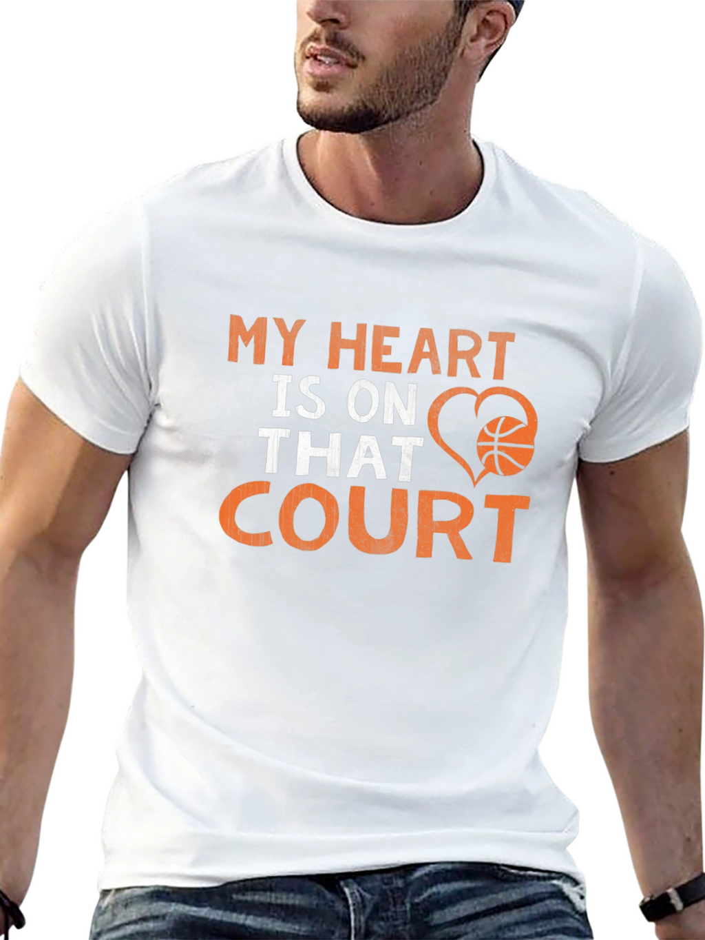 Basketball Heart T-Shirt