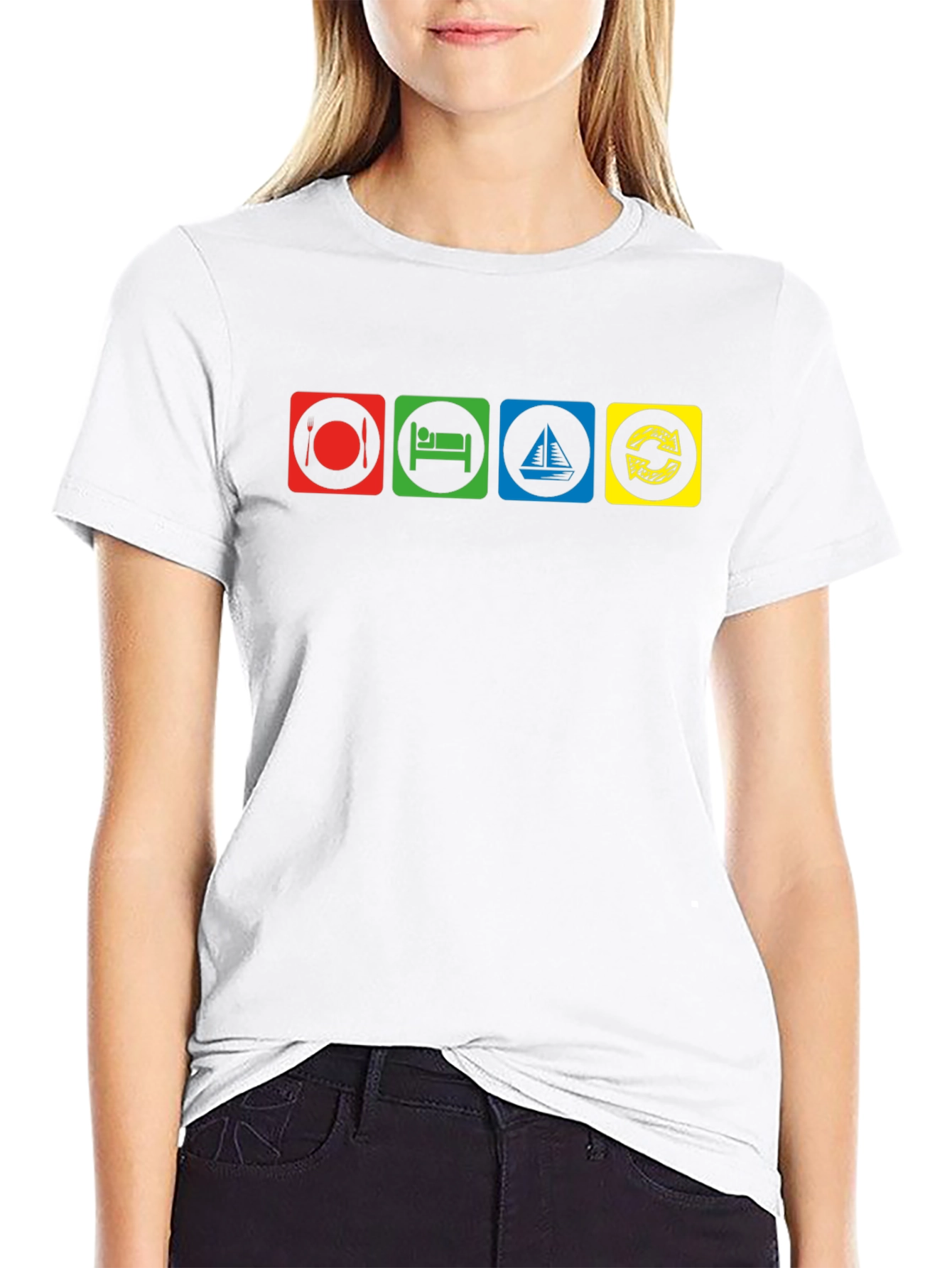 Eat Sleep Sail Repeat T-Shirt