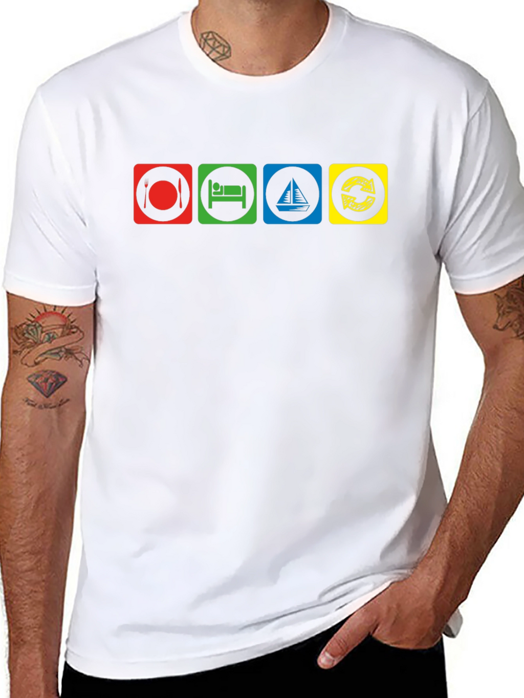 Eat Sleep Sail Repeat T-Shirt