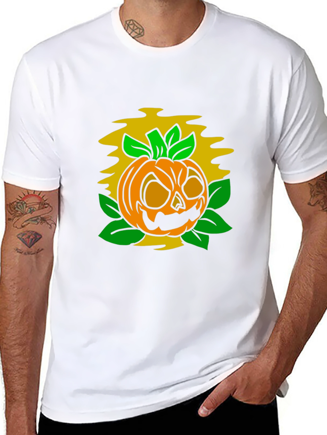 Halloween Pumpkin T-Shirt - Spooky Season Apparel