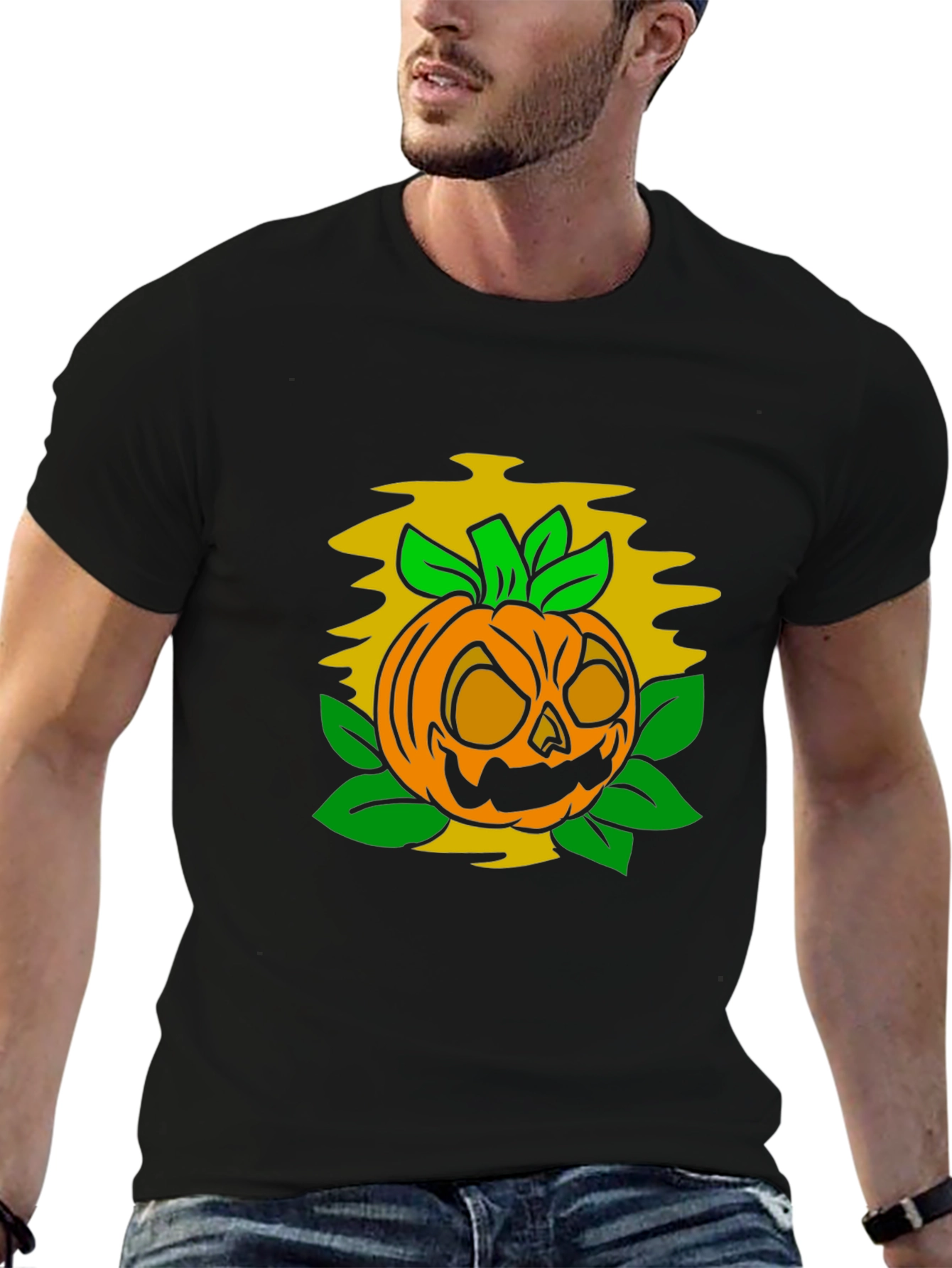 Halloween Pumpkin T-Shirt - Spooky Season Apparel