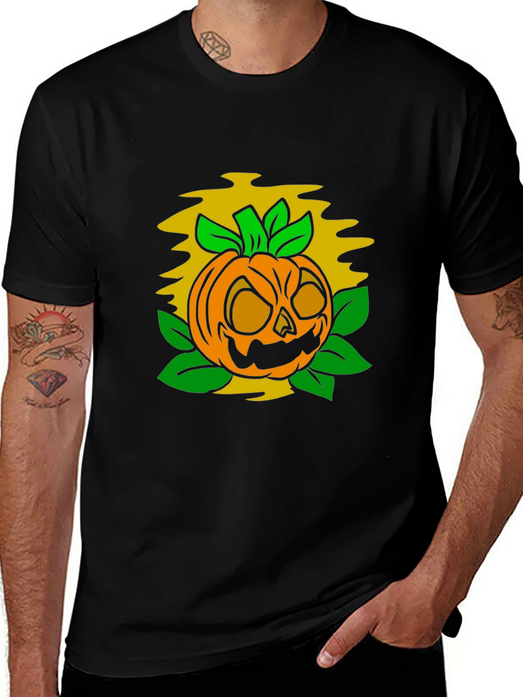 Halloween Pumpkin T-Shirt - Spooky Season Apparel