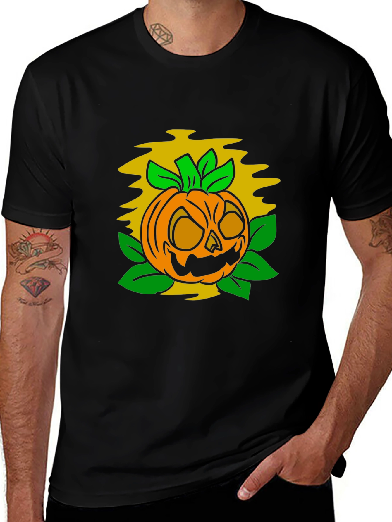 Halloween Pumpkin T-Shirt - Spooky Season Apparel