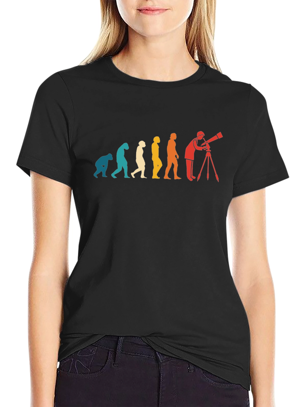Astronomy Evolution T-Shirt - Stargazer Tee