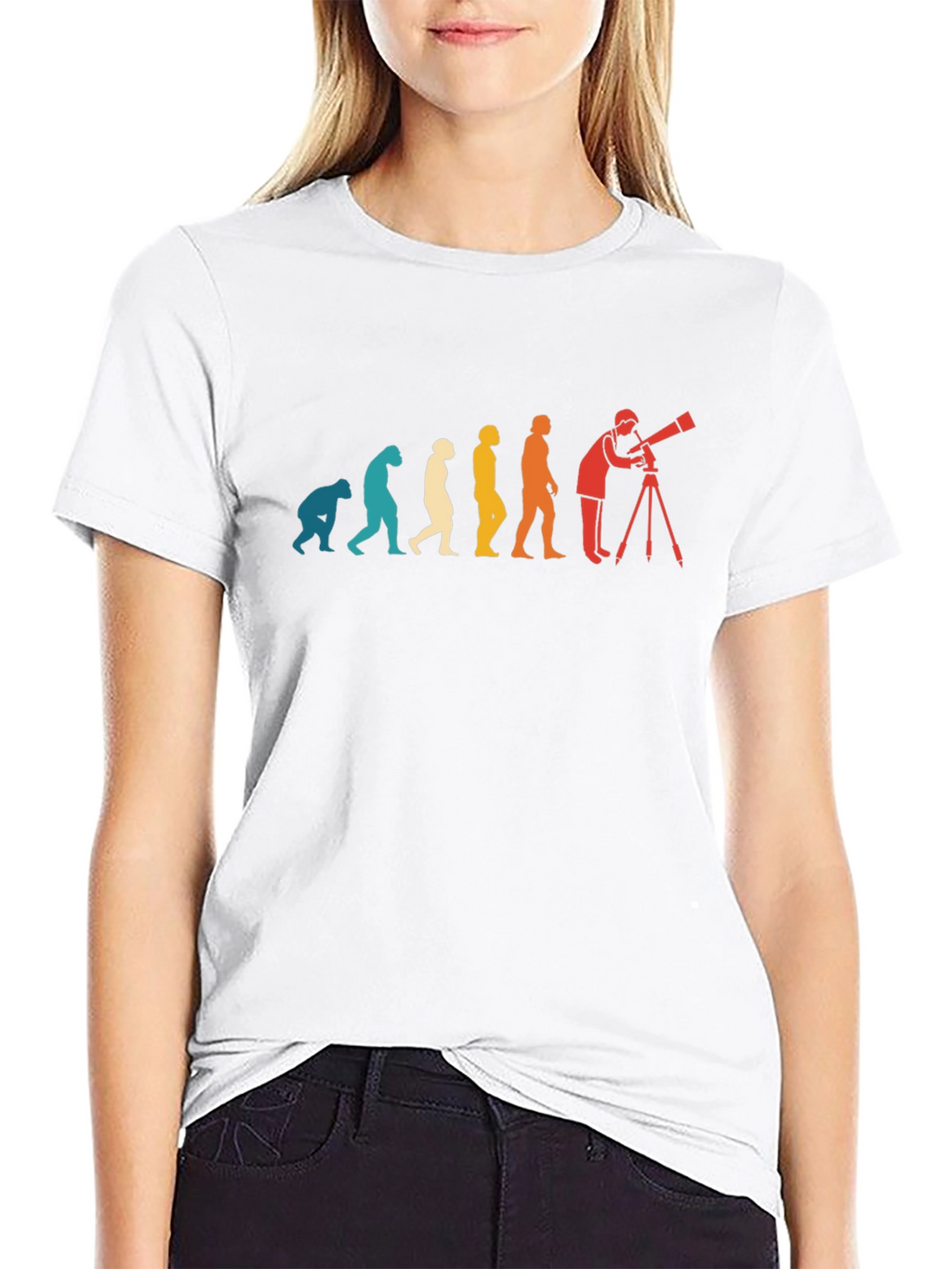 Astronomy Evolution T-Shirt - Stargazer Tee